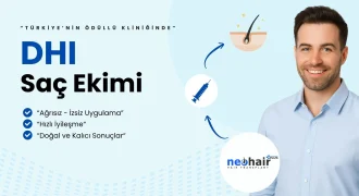 DHI saç ekimi yöntemiyle doğal görünümlü saç kazanımı sağlayan hasta