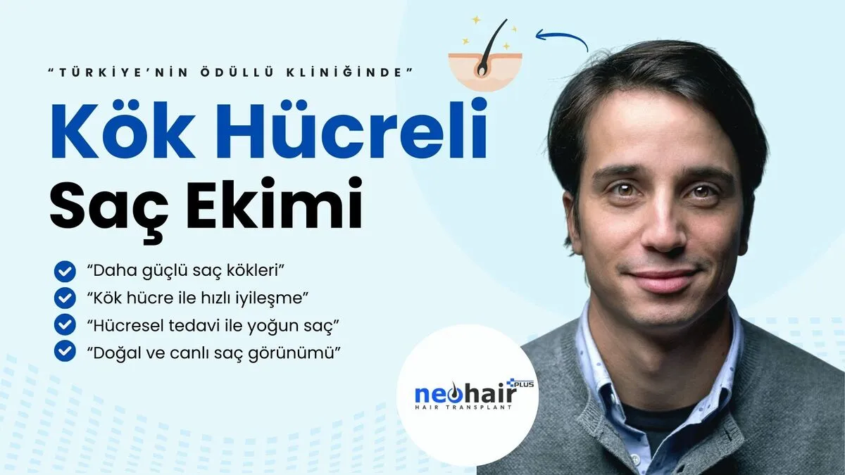 Kök hücreli saç ekimi, hücresel yenilenme ile saç köklerinin daha güçlü tutunmasını sağlar. Saç dökülmesine karşı kalıcı, doğal ve tıbbi olarak desteklenmiş bir çözümdür.