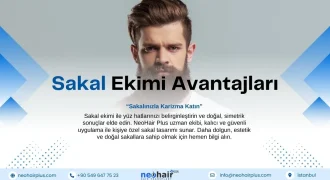Sakal ekimi ile yüz hatlarınıza uyumlu, dolgun ve doğal görünüm kazanın. NeoHair Plus uzman ekibi ile kalıcı ve güvenli sakal ekimi.