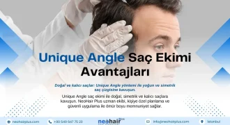 Unique Angle saç ekimi ile doğal, simetrik ve kalıcı saçlara kavuşun. NeoHair Plus uzman ekibi, kişiye özel planlama ve güvenli uygulama ile ömür boyu memnuniyet sağlar.