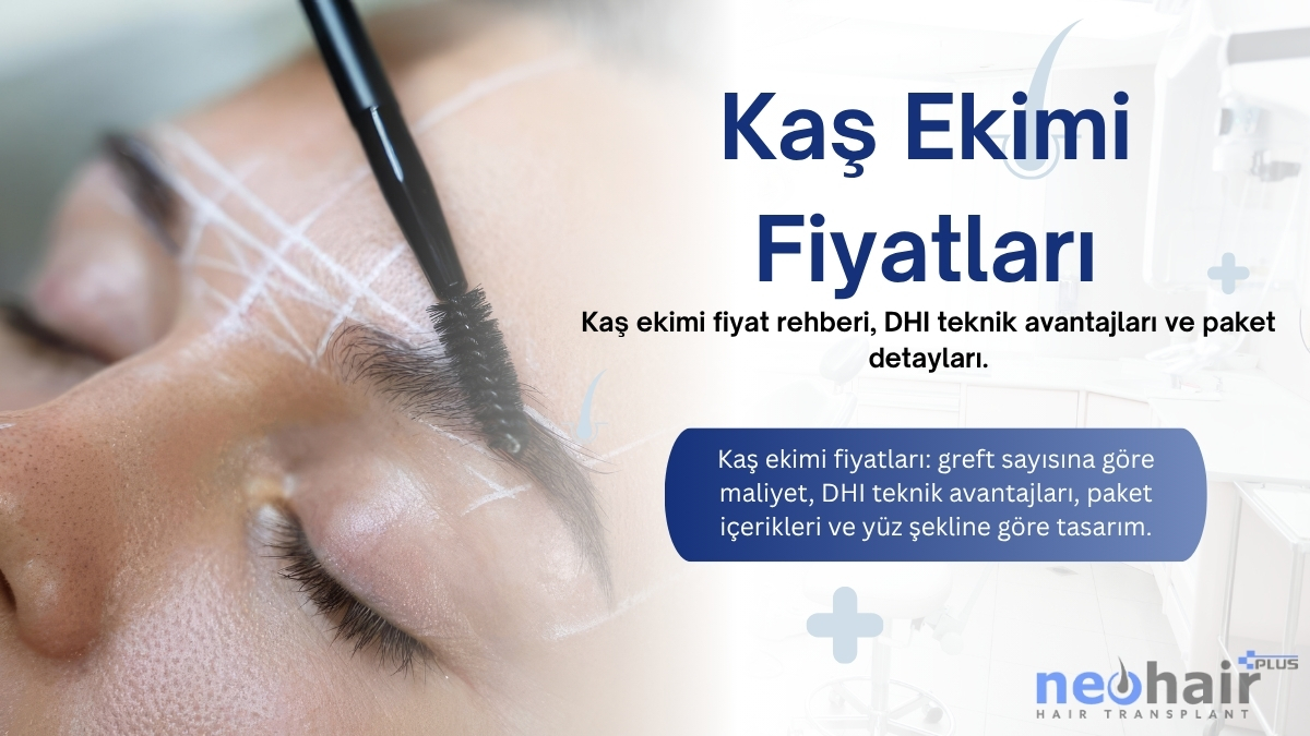 Kaş ekimi fiyatları 2026: greft sayısına göre maliyet, DHI teknik avantajları, paket içerikleri ve yüz şekline göre tasarım.