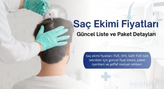 2026 saç ekimi fiyatları: FUE, DHI, Safir FUE tüm teknikler için güncel fiyat listesi, paket içerikleri ve şeffaf maliyet rehberi.