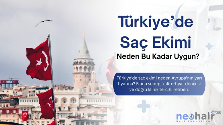 Türkiye'de saç ekimi neden Avrupa'nın yarı fiyatına? 5 ana sebep, kalite-fiyat dengesi ve doğru klinik tercihi rehberi.
