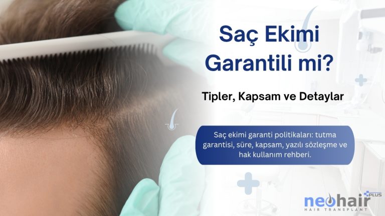 Saç ekimi garanti türleri, kapsamı ve önemli detaylar.