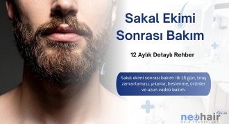 Sakal ekimi sonrası 12 aylık detaylı bakım rehberi.