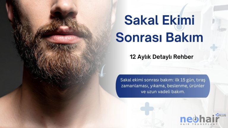 Sakal ekimi sonrası 12 aylık detaylı bakım rehberi.